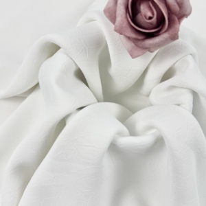 Commercio all'ingrosso 100% poliestere raso rottami di tessuto di alta qualità bianco tessuto elastico saia <span class=keywords><strong>per</strong></span> l'<span class=keywords><strong>abbigliamento</strong></span> - Product Image 3