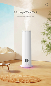 Rasal pelembap udara ultrasonik, pelembap udara ultrasonik pintar kapasitas besar dengan kendali jarak jauh berdiri di lantai - Product Image 2
