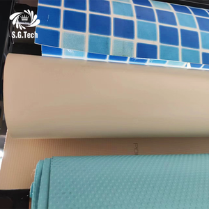 Couronne d'eau de haute qualité 1.5mm 4 couches ovale revêtement de <span class=keywords><strong>piscine</strong></span> en vinyle durable style moderne en acier PVC avec logo d'échelle de Guangdong - Product Image 2
