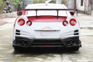 ชุดแต่งสไตล์ <span class=keywords><strong>Top</strong></span> <span class=keywords><strong>Secret</strong></span> สำหรับ Nissan GTR <span class=keywords><strong>R35</strong></span> ทำจากวัสดุกึ่งคาร์บอนไฟเบอร์ ประกอบด้วยกันชนหน้า กันชนหลัง สเกิร์ตข้าง สปอยเลอร์ฝากระโปรง - Product Image 5
