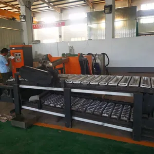 Máquina de fabricación de lingotes de aluminio HTGP Línea de producción de fundición de lingotes de aluminio de chatarra de reciclaje de 9m