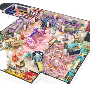 Parc d'attractions intérieur sur le thème du Japon avec toboggans géants pour enfants - Product Image 1