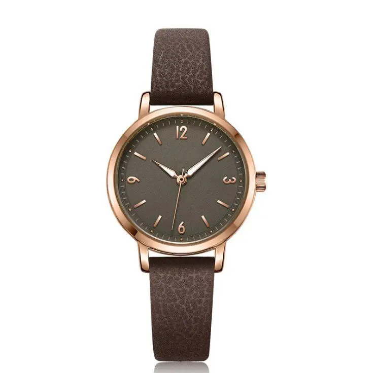 Trendy Lady Minimalistische Lederen Horloge Gift Set Unieke Quartz Dames 30 Waterbestendig Horloges Bestseller