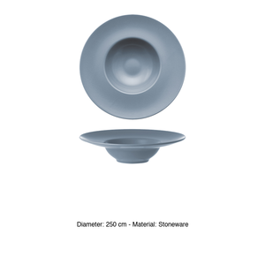 Tazón para Pasta Gris Mónaco, 25 cm de Diámetro Interior, 12 cm, Gres, M1934 - Product Image 3