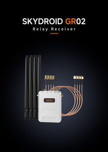 Receptor de Relé para Dron Skydroid GR02, Cuatro Antenas, 2.4GHz 5.8GHz, Módulo de Enlace de Datos de Video con Conmutación de Control sin Interrupciones - Product Image 5