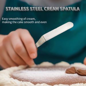 Utensilios Profesionales para Hornear en la Cocina, Cuchillo para Pan, Espátula para Glaseado de Pasteles, Espátula de Acero Inoxidable para Decoración de Pasteles - Product Image 5