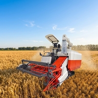 Moissonneuse-batteuse à alimentation complète pour blé et riz Wishope
