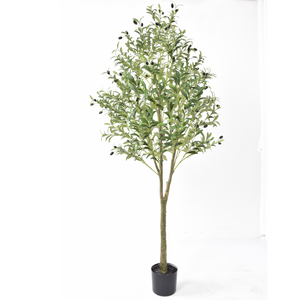 Arbre d'<span class=keywords><strong>olivier</strong></span> artificiel <span class=keywords><strong>en</strong></span> soie nordique <span class=keywords><strong>en</strong></span> <span class=keywords><strong>pot</strong></span> Décoration intérieure de sol Fenêtre de maison Plante - Product Image 1