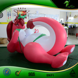 Hongyi Rosa Aufblasbarer Liegender Drache <span class=keywords><strong>Sex</strong></span>-Spielzeug Aufblasbares <span class=keywords><strong>Goodra</strong></span> Tier Zoo Cartoon - Product Image 2