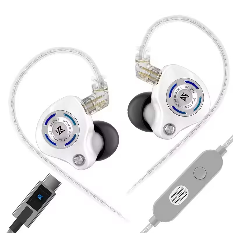 White type c with mic