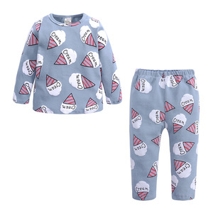 Kids Tales Primavera/Otoño, Nuevo Conjunto de Pijama de Algodón Tejido para Niños, <span class=keywords><strong>Ropa</strong></span> de Casa con Dibujos Animados de Animales - Product Image 5