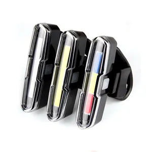 Luz Trasera <span class=keywords><strong>Led</strong></span> para Bicicleta Lista para Enviar, Lámpara de Ciclismo para Bicicleta de Montaña de 120 Lúmenes, Luz Delantera y Trasera Recargable por USB con Batería de Litio - Product Image 1