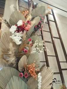 Feuilles de palmier séchées naturelles, décoration de mariage de maison de haute qualité, V194, en vente - Product Image 6