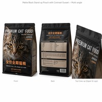 Sachet Doypack refermable en PET, VMPET, PE laminé pour aliments pour animaux de compagnie, friandises pour chiens et chats, avec logo personnalisé, fabricant
