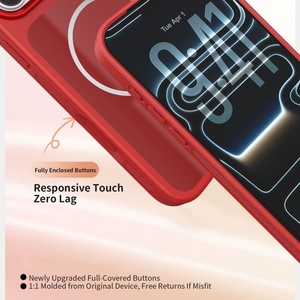 เคสโทรศัพท์แบบแม่เหล็กด้านหลังกระจกเงาขั้นสูงสำหรับ iPhone 18 17 Pro Max รองรับการชาร์จไร้สาย ปุ่ม AI ป้องกันอย่างดี - Product Image 3