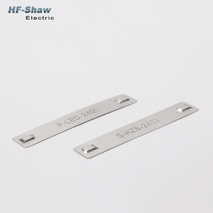 Placas Marcadoras <span class=keywords><strong>de</strong></span> <span class=keywords><strong>Cables</strong></span> <span class=keywords><strong>de</strong></span> Acero Inoxidable AISI316 <span class=keywords><strong>de</strong></span> Alta Calidad HF-Shaw Electric L 70 100 120 150 180 200, Gestión <span class=keywords><strong>de</strong></span> <span class=keywords><strong>Cables</strong></span> Personalizada - Product Image 5