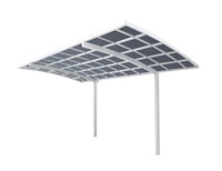 Auvents en polycarbonate Carports Garage de voiture unique Abri de voiture en aluminium/aluminium solide Abri de voiture extérieur Abri de stationnement de voiture