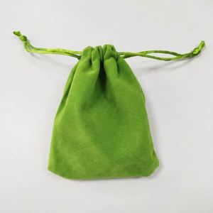 En stock, pochette à bijoux de haute qualité, disponible en plusieurs couleurs, prête à être expédiée, sac de rangement pour bijoux en velours doux - Product Image 1