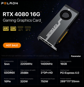 การ์ดจอ GPU Ai 100% ใหม่ล่าสุด, การ์ดจอ RTX4090D 24GB 4080 16GB กราฟิก16Pin DDR6X RTX 4080 - Product Image 2