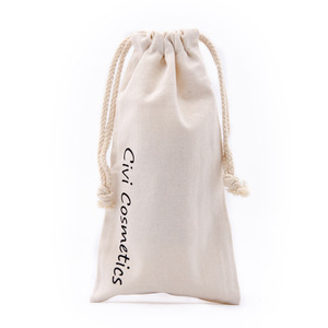 <span class=keywords><strong>Bolsa</strong></span> Ecológica <span class=keywords><strong>Beige</strong></span> Personalizada con Cordón, <span class=keywords><strong>Bolsa</strong></span> <span class=keywords><strong>de</strong></span> <span class=keywords><strong>Tela</strong></span> <span class=keywords><strong>de</strong></span> Algodón Muselina Orgánica con Cordón y Logotipo Impreso para Alimentos - Product Image 4