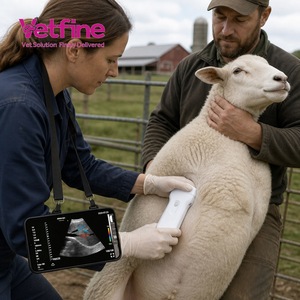 Échographe vétérinaire portable sans fil avec <span class=keywords><strong>sonde</strong></span> WiFi pour test de gestation porcine et ovine - Product Image 1