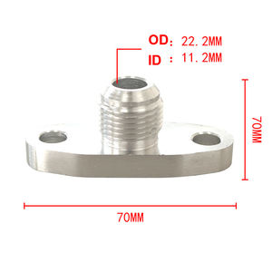 Universele Aluminium Auto Turbocompressor Kit An4 An6 An8 An10 Turbine Olie Uitlaat Reparatie Kit Tubing Flens Adapter - Product Image 6