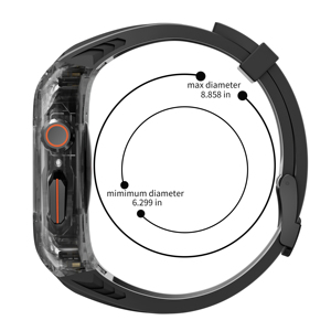 Bracelet de remplacement <span class=keywords><strong>41</strong></span> <span class=keywords><strong>mm</strong></span> 44 <span class=keywords><strong>mm</strong></span> et boîtier 46 <span class=keywords><strong>mm</strong></span> pour <span class=keywords><strong>Apple</strong></span> <span class=keywords><strong>Watch</strong></span> Series 6 9 11 Style RM - Product Image 4