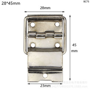 Bisagra de alambre continua 28x45mm, bisagra de soporte de hierro para cajas de joyería, vino, regalos, accesorio para cajas de embalaje BC75 - Product Image 1