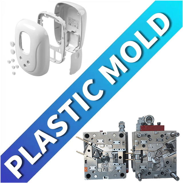 Premium High Gloss Plastic Injection Mold for Beauty Tech Housing Precise Small Enclosure Shell Tooling UK Market ODM