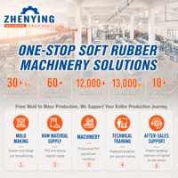 Machine de moulage sous vide 100T Zhenying en caoutchouc souple pour vulcanisation de silicone, idéale pour la fabrication de coques de téléphone et de souvenirs par thermoformage