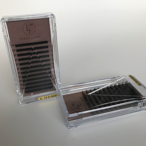 Ciglia Finte Individuali Fatte a Mano con Etichetta Privata, Ricciolo C CC D U, Nero Opaco, Cashmere Vegano, Cruelty-Free, Morbide - Product Image 3