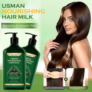 Acondicionador Capilar Usman Grass 550ml, Anti-Frizz, Anti-Rotura, Suavizante, Leche Capilar OEM - Product Image 1