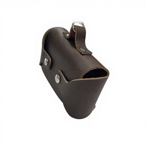 Pochette Distributrice de Sacs à Crottes de Chien en Cuir Véritable de Luxe, Portable, pour Extérieur, Porte-Sacs à Crottes en Cuir Véritable - Product Image 5