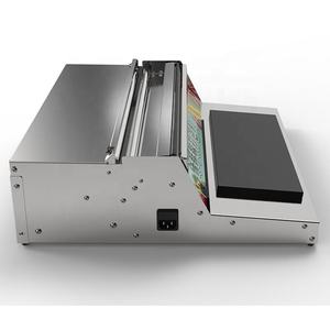 Envoltura de mano semiautomática Máquina de envoltura de película adhesiva de plástico <span class=keywords><strong>para</strong></span> alimentos. Fruta. Paquete de carne - Product Image 6