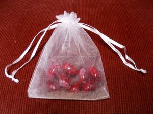 Sacs à parfum en organza blanc à pois personnalisés - Product Image 5