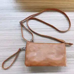 Tas tangan kartu, dompet selempang dengan tali dapat disesuaikan Konsep Baru