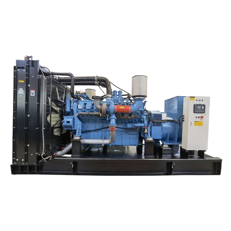 Ağır kullanım dizel jeneratör seti üretici 640kw 800kva 700kw güç üretimi ile MTU 12V2000G65 motor