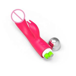 Grosir Pabrik mainan seks Vibrator G Spot kelinci penambal jari 3 in 1 untuk dewasa wanita Vibrator Dildo Flap Stimulator klitoris - Product Image 5