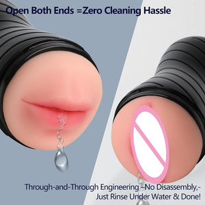 Masturbador Masculino con Bolsillo para Pene, Juguete Sexual con Boca y Garganta Realistas, Entrenador de Pene, Masajeador - Product Image 5
