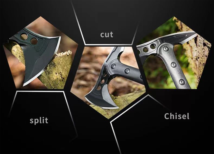 Tactical camping multifunction hacking hand axe multifunction survival hatchet axe Products