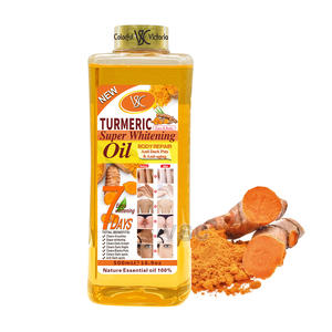 500 מ "ל שמן כורכום העור הלבנה שמן פנים & גוף תיקון הבהרה קרם לחות גזר שקדים עיסוי שמן אתרי - Product Image 1