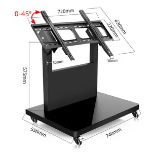 Universal LCD TV Hanger 40-90 Inch Floor Standing Mobile TV Trolley Wall Mounted Adjustable Elevating TV Stand