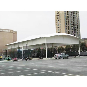 Nueva Carpa para Cancha de Baloncesto al Aire Libre con Estructura de Tensión de PVC/PVDF, Techo Parasol para Canchas de Baloncesto, Fútbol y Pádel - Product Image 5