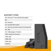 Lot de 10 puces transpondeurs originales XT27A VVDI Super Chip XT27A01 pour ID46/40/43/4D/8C/8A/T3/47 pour VVDI Mini Key Tool