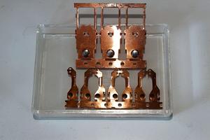 <span class=keywords><strong>Pièces</strong></span> de machines suisses usinées CNC en alliage <span class=keywords><strong>d</strong></span>'aluminium avec connecteurs plaqués <span class=keywords><strong>or</strong></span> Broches en cuivre pour les services de micro-usinage - Product Image 6