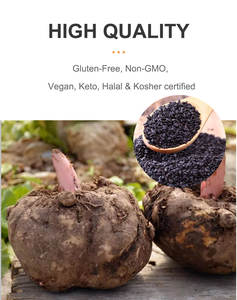 I grossisti di proteine sane Konjac Noodle istantanei aggiungono sesamo nero 0 calorie cibo vegano chetogenesi cheto <span class=keywords><strong>dieta</strong></span> cheto Fast Food - Product Image 2