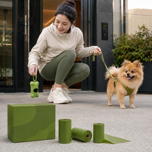 Bolsas para excremento de perro de PE, extra gruesas, a prueba de fugas, para paseos diarios y viajes, empaque personalizado, directo de fábrica - Product Image 6