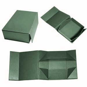 Scatola Regalo Rigida Pieghevole Magnetica con Chiusura a Fiocco in Raso, Scatola in Carta Rigida Riutilizzabile per Confezioni <span class=keywords><strong>di</strong></span> Lusso Cosmetiche - Product Image 3