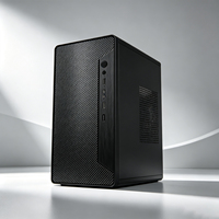 Boîtier PC Micro ATX Meway Gaming en gros, mini-tour compact, petit format, châssis pour bureau et domicile, logo personnalisé, noir, OEM