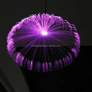 Toptan renk değiştirme ağacı lamba-Renk değiştirme Fiber optik ağaç lamba Led denizanası Mood işık